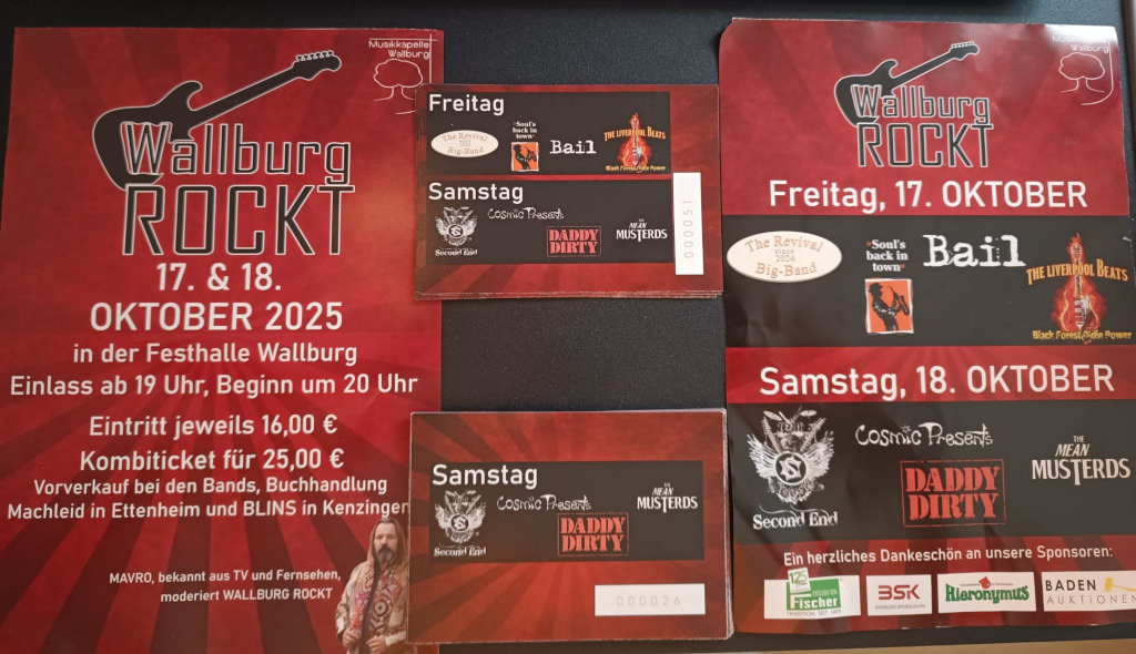 Palakt Wallburg rockt am 17./18. Oktober 2025